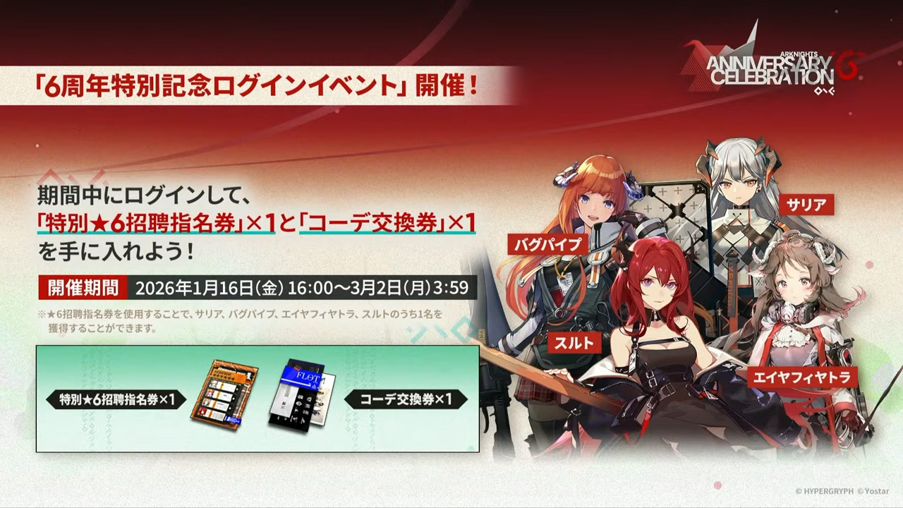 アークナイツ 6th Anniversary Fes.「Continuum」 スペシャルステージ DAY1 生中継 06-58-27.67