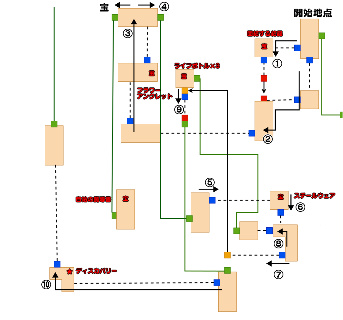 エリア3のマップ