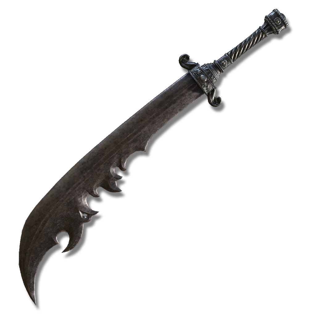 角の戦士の大曲剣