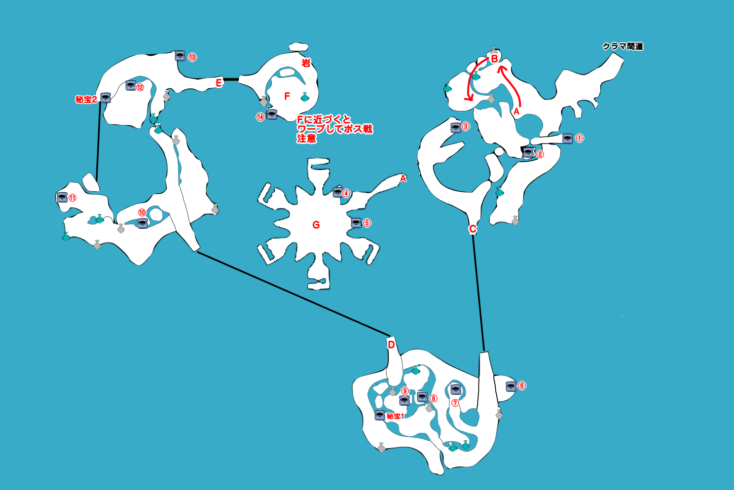 バーミア峡谷マップ