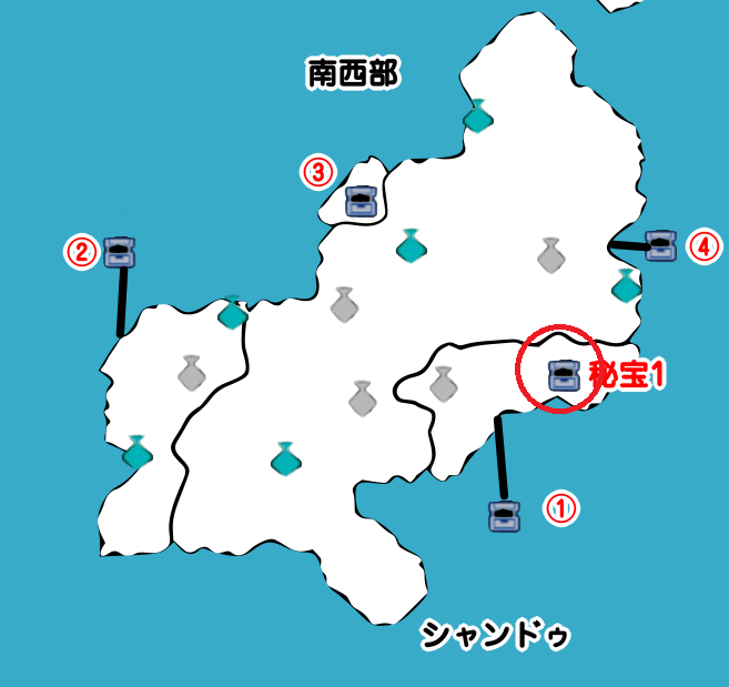 王の狩り場マップ