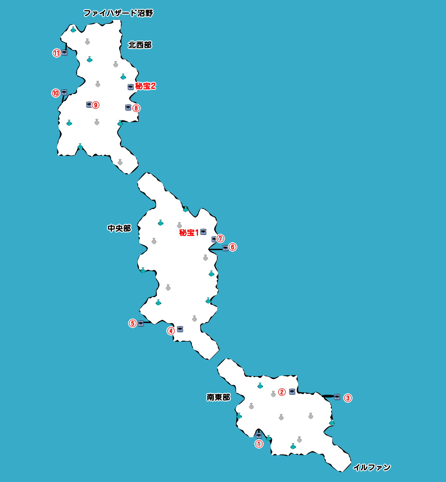 アルカンド湿原マップ