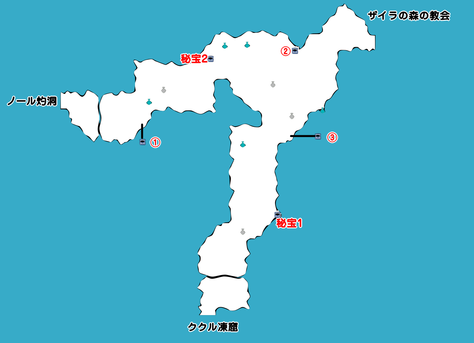 ザイラの森マップ