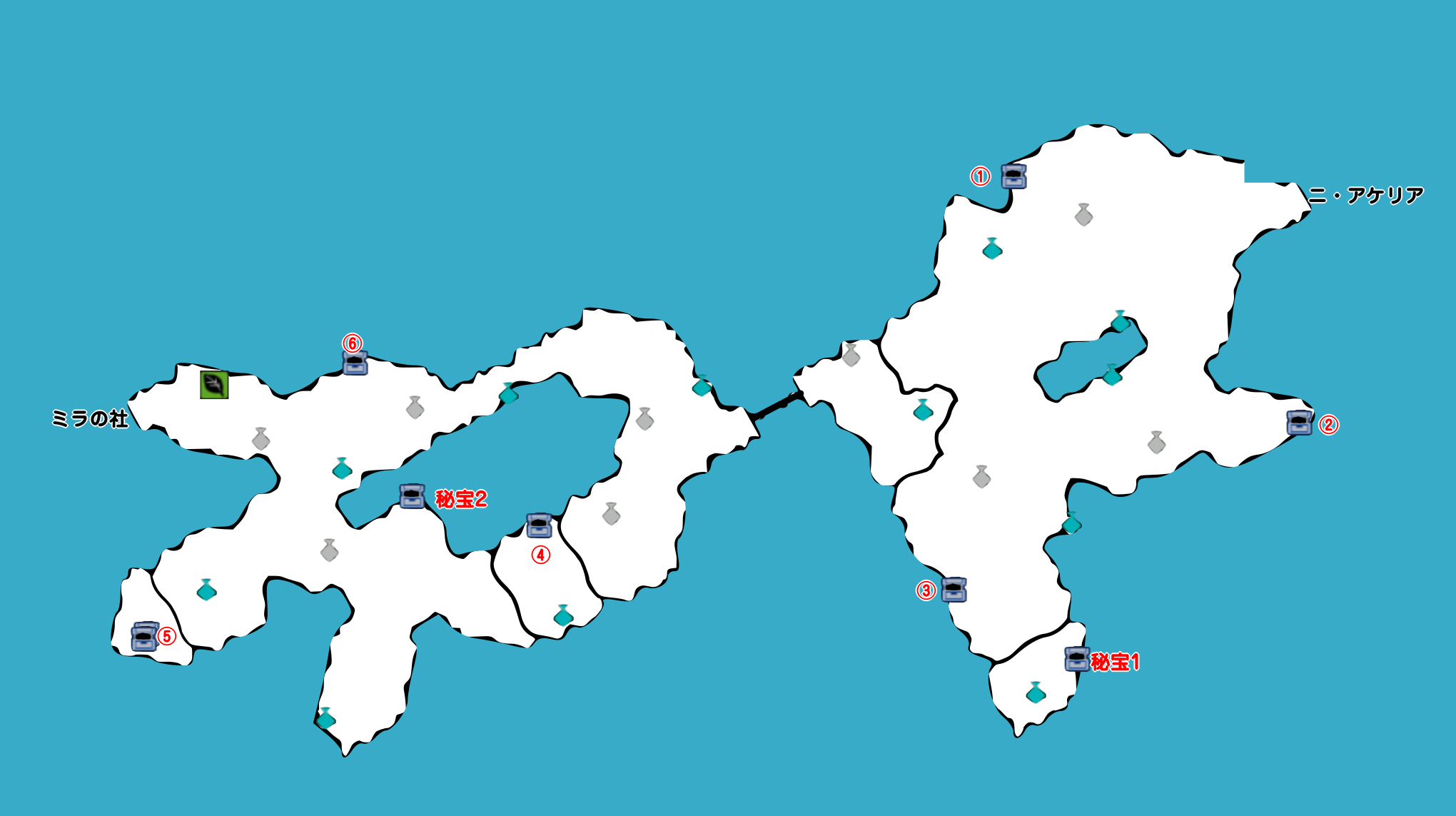 ニアケリア参道マップ